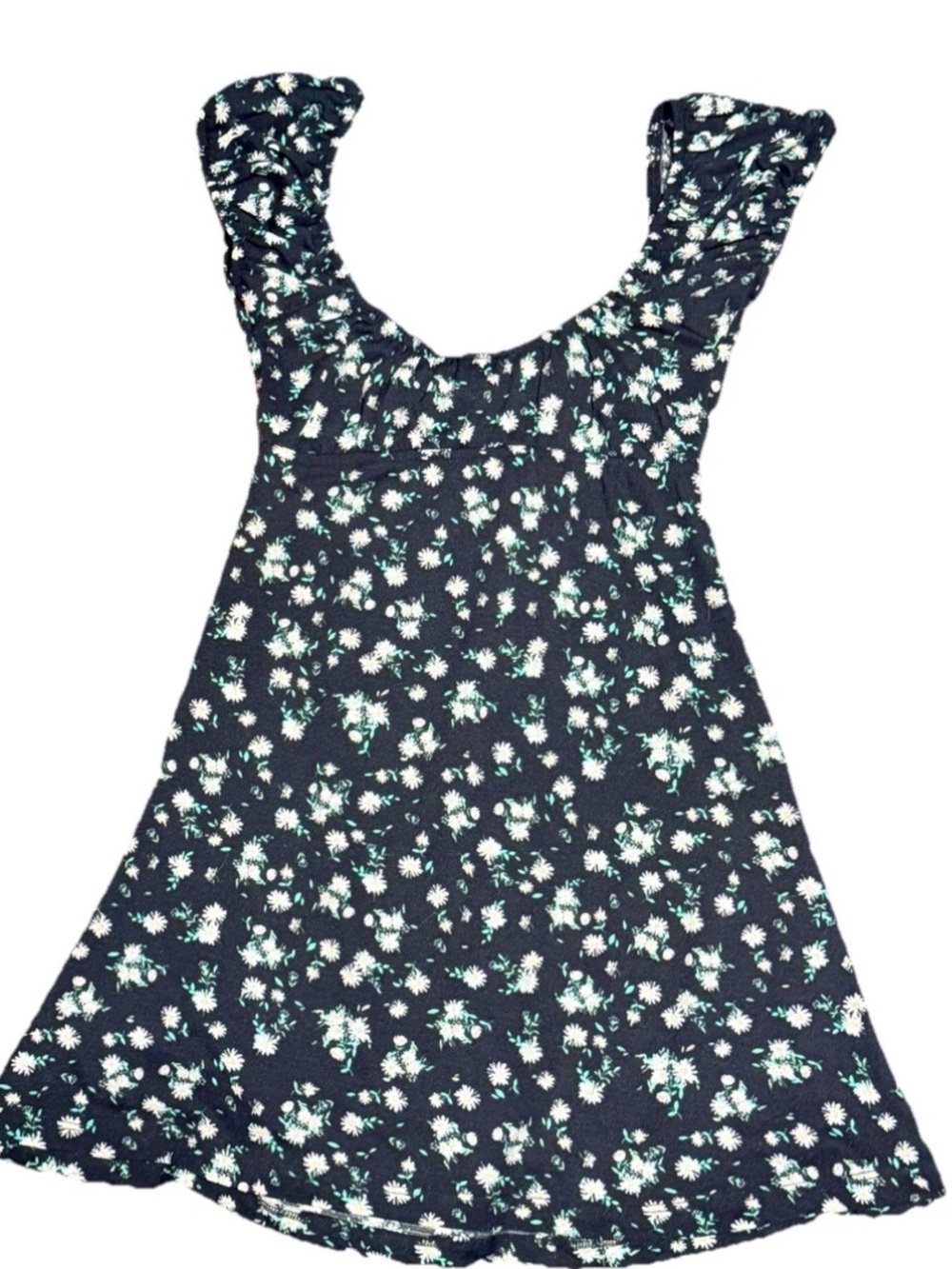 Charlotte Russe Navy Floral Mini Dress